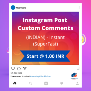 Instagram Post Custom Comments (Indian)